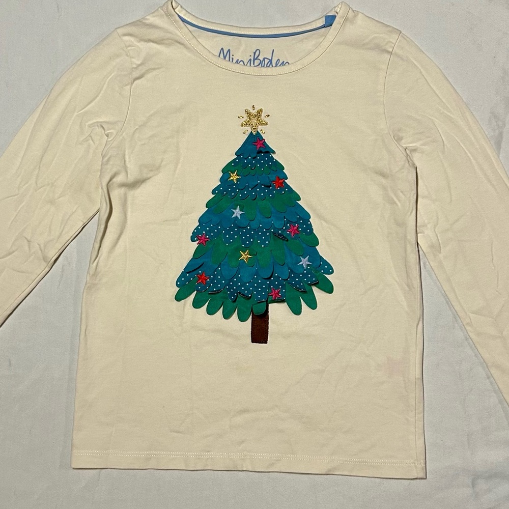 Christmas Tree Appliqué Shirt